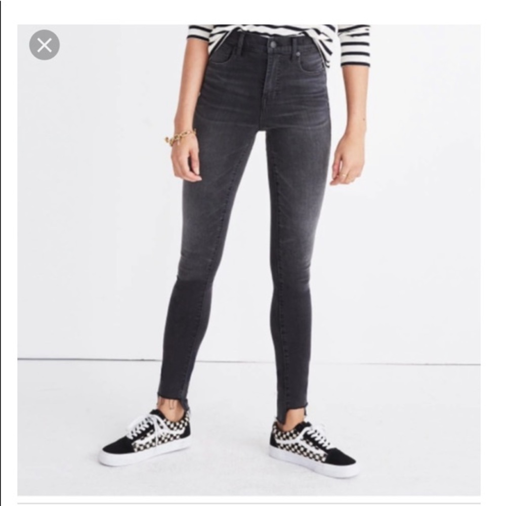 Madewell 10" High-Rise Skinny Jeans Step-Hem